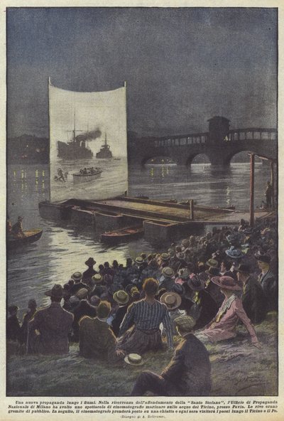 En ny propaganda längs floderna av Achille Beltrame