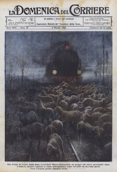 En slakt av får av Achille Beltrame