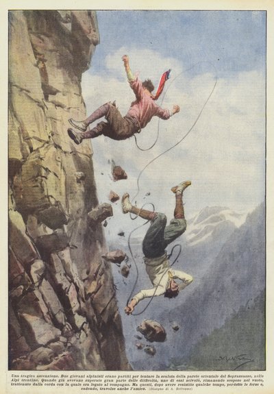 En tragisk himmelsfärd av Achille Beltrame