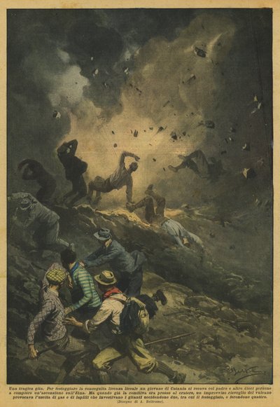 En tragisk resa av Achille Beltrame