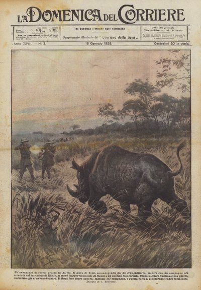 Ett stort viltjaktsäventyr i Afrika av Achille Beltrame
