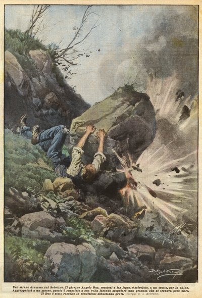 Ett märkligt drama om Sabotino av Achille Beltrame