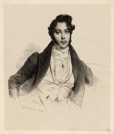 Porträtt av James Parry av Achille Devéria