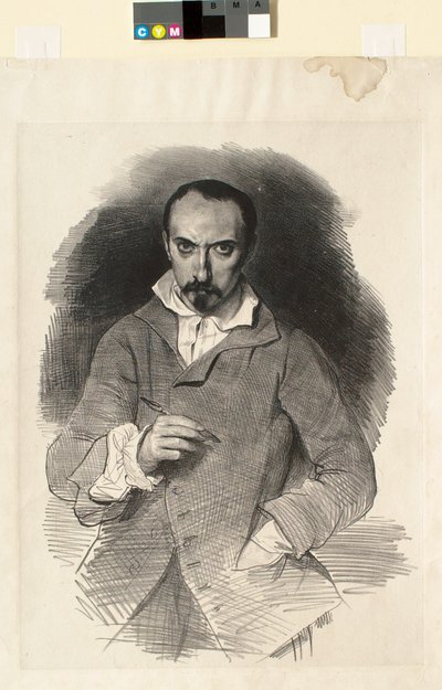 Självporträtt av Achille Devéria