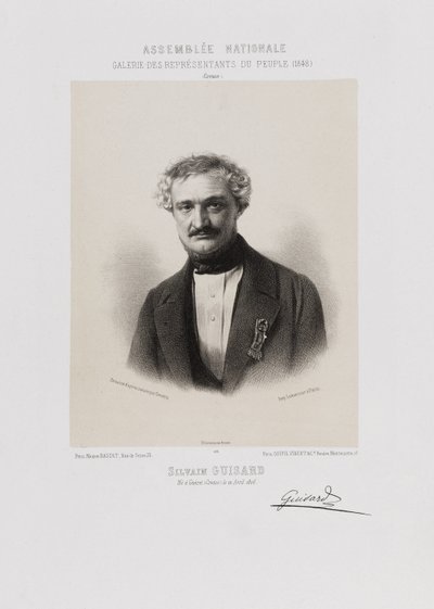 Nationalförsamlingen, åhörarläktaren för folkets representanter - Sylvain Guizard (Creuse) av Achille Devéria