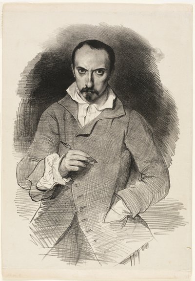 Självporträtt av Achille Devéria