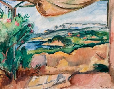 Landskap på terrassen av Achille Emile Othon Friesz