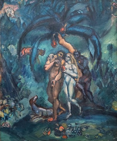 Frestelse (Adam och Eva) av Achille Emile Othon Friesz
