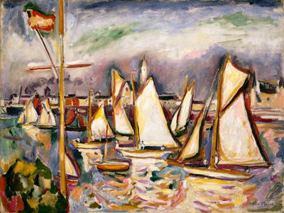 Regattan i Antwerpen av Achille Emile Othon Friesz