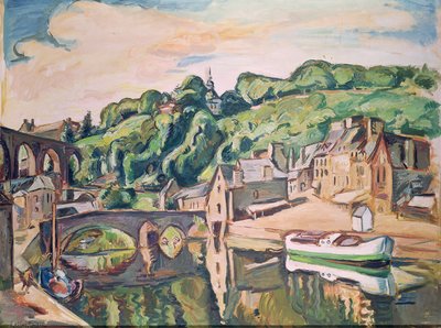 ディナンの眺め（カンヴァスに油彩）スウェーデン語 av Achille Emile Othon Friesz