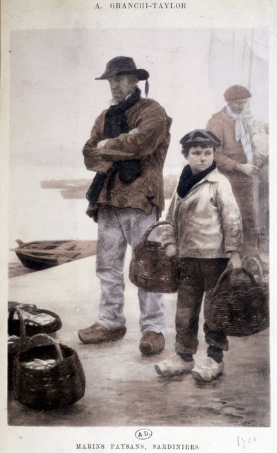 Sardiniska bondseglare av Granchi-Taylor av Achille Granchi-Taylor