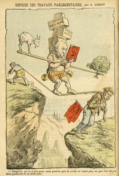 Illustration av Achille Lemot (1846-1909) i Le Pelerin av Achille Lemot