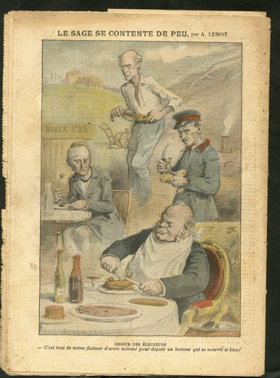 Illustration av Achille Lemot (1846-1909) i Le Pelerin av Achille Lemot