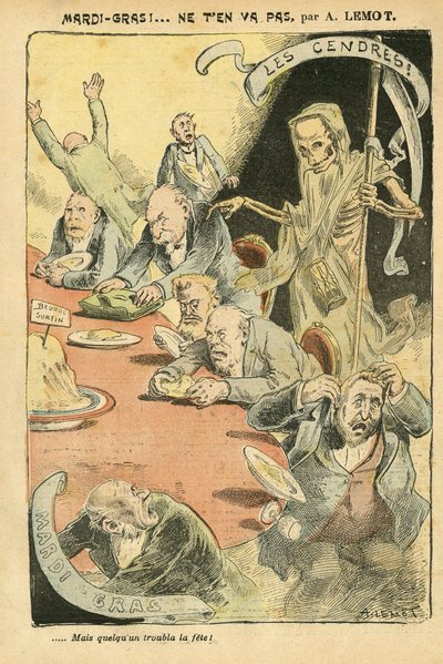 Illustration av Achille Lemot (1846-1909) i Le Pelerin av Achille Lemot