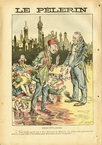 Illustration av Achille Lemot (1846-1909) i Le Pelerin av Achille Lemot