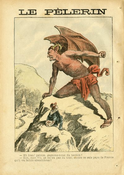 Illustration av Achille Lemot (1846-1909) i Le Pelerin av Achille Lemot