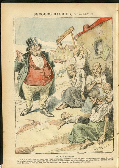 Illustration av Achille Lemot (1846-1909) i Le Pelerin av Achille Lemot