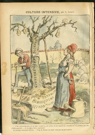 Illustration av Achille Lemot (1846-1909) i Le Pelerin av Achille Lemot