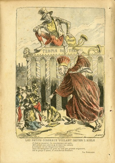 Illustration av Achille Lemot (1846-1909) i Le Pelerin av Achille Lemot