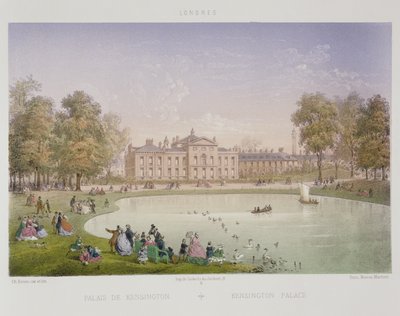 Kensington Palace, ca 1862 av Achille Louis Martinet