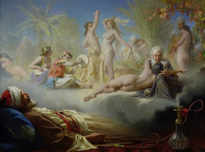 Den troendes dröm, c.1870 av Achille Zo
