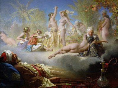 Den troendes dröm, ca. 1870. av Achille Zo