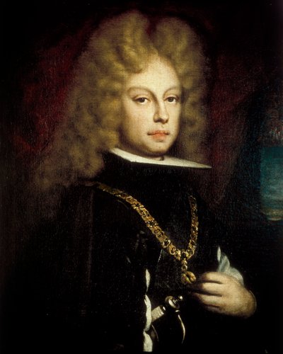 Porträtt av Philippe V (1683-1746) av Acsilso Antonio de Palomino