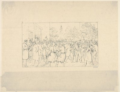 Val i Baltimore, november 1862 från Confederate War Etchings, 1861-63. av Adalbert John Volck