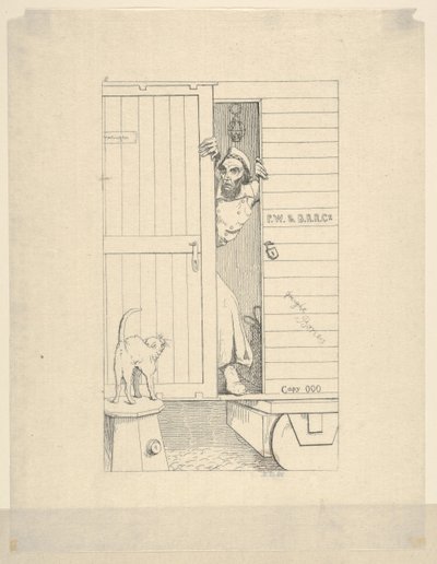 Passage Through Baltimore från Confederate War Etchings, 1861-63. av Adalbert John Volck