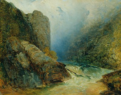Teufelsmauer nära Hohenfurt (Kienberg) av Adalbert Stifter