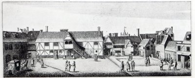 South View of Arundel House i London, ætset af Wenceslaus Hollar i 1646 og udgivet i 1792 swed av Adam Alexius Bierling