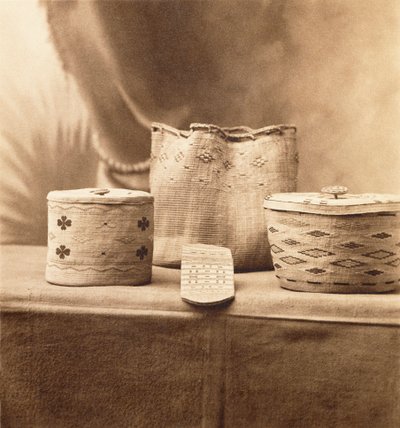 Native American Baskets av A.C. Vroman, ca 1898 (platinatryck) av Adam Clark Vroman