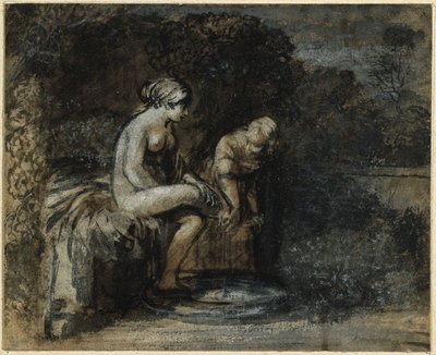 Batseba i badet av Adam Elsheimer