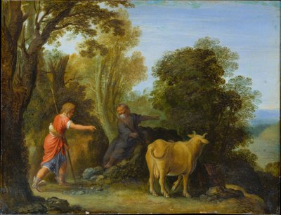 Merkurius och Battus av Adam Elsheimer