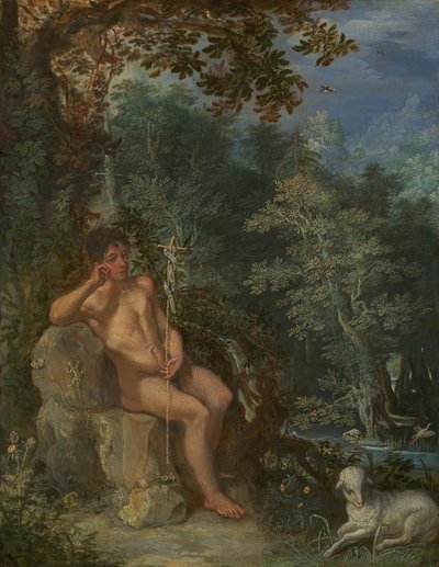 Johannes Döparen i vildmarken, ca. 160203. av Adam Elsheimer