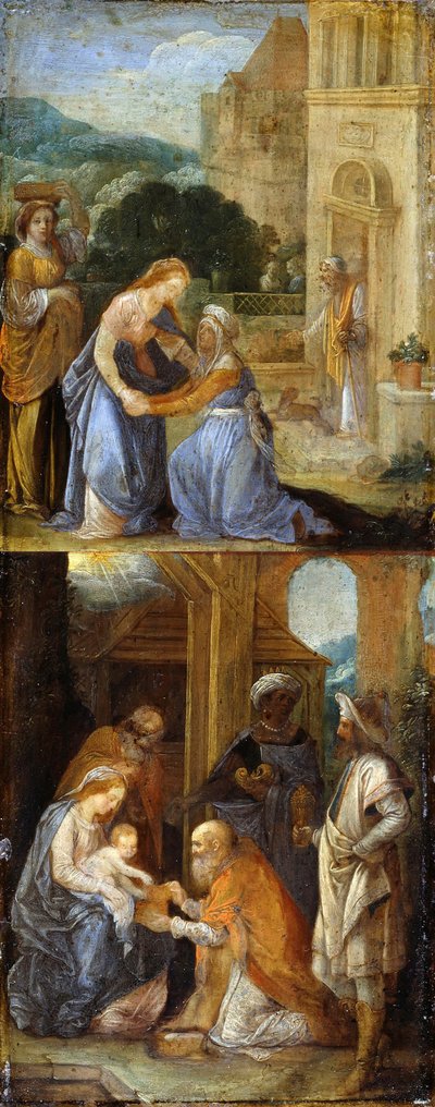 Scener ur Jungfruns liv, 1578-1610 av Adam Elsheimer