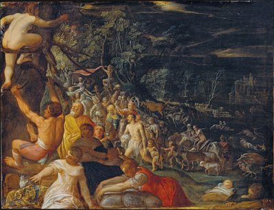 Syndafloden av Adam Elsheimer