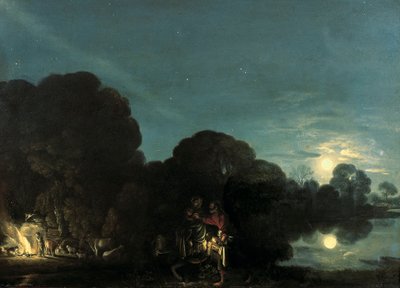 Flygningen till Egypten av Adam Elsheimer