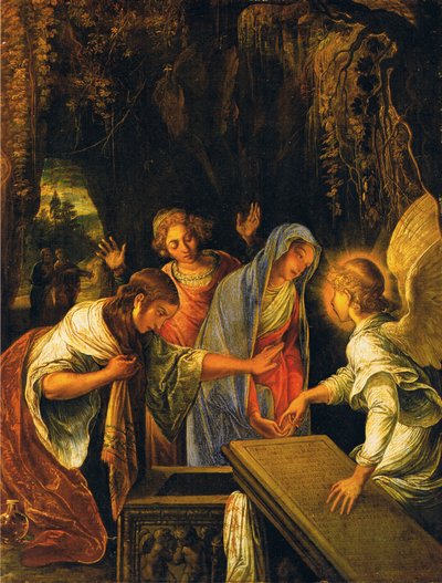 De tre Maria vid Kristi grav av Adam Elsheimer