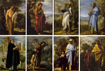 en uppsättning små religiösa scener av Adam Elsheimer