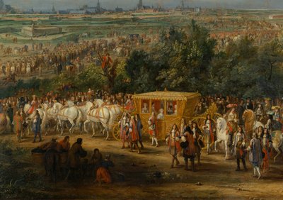 Ludvig XIV:s inträde av Adam Frans van der Meulen