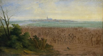 Ludvig XIV:s trupper före Naarden, 20 juli 1672 av Adam Frans van der Meulen