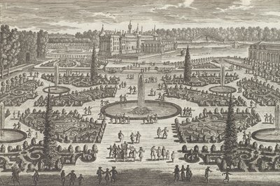 Orangeriets Parterre i Chantilly, 1680-talet, 1680-talet. av Adam Perelle