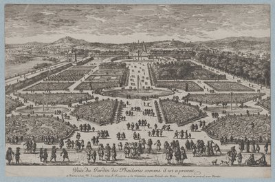 Tuilerierna, 1680, 1680. av Adam Perelle