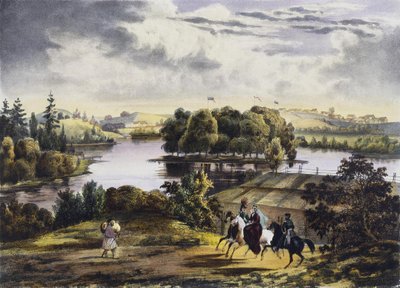 Utsikt över Izhora, 1833 av Adam Tirpeune