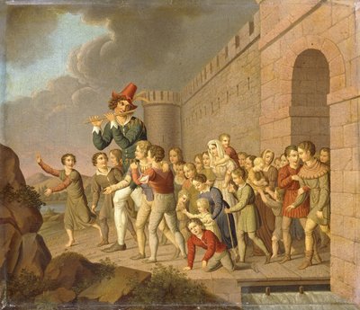 Pied Piper of Hameln; Pied Piper of Hameln, 1806 av Adam Weise