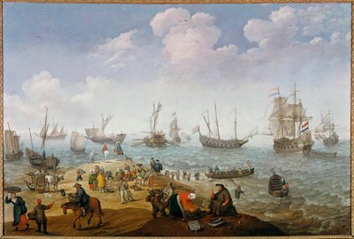 Fiskemålning av Adam Willaerts (1577-1664) 1600-talets privatsamling av Adam Willaerts