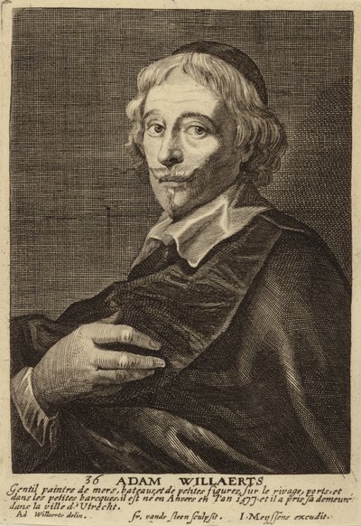 Porträtt av Adam Willaerts av Adam Willaerts