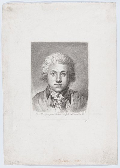 Självporträtt, 1785. av Adam von Bartsch