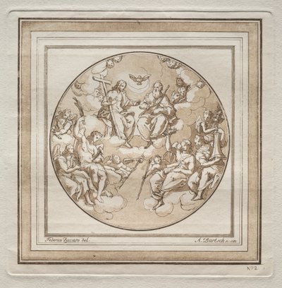 Treenigheten, 1782. av Adam von Bartsch